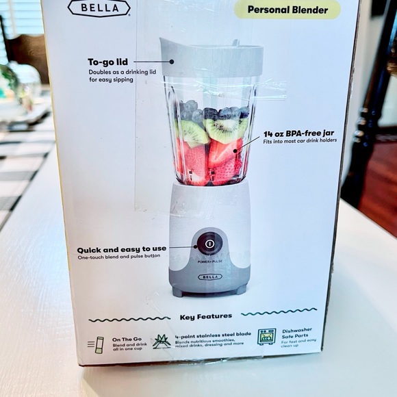 Bella Brand Individual Blender Marshmallow White - Picture 2 of 9